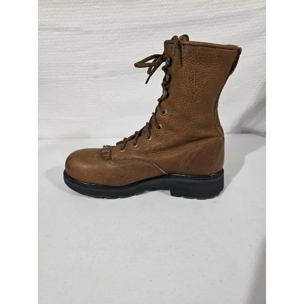 Wolverine Herrin W08393 Steel Toe EH Brown Leather 8